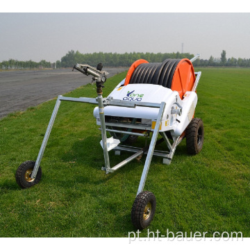 Equipamento de irrigação de carretéis agrícolas de retransferência